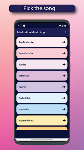 Meditation Mindful Melodies - Image screenshot of android app