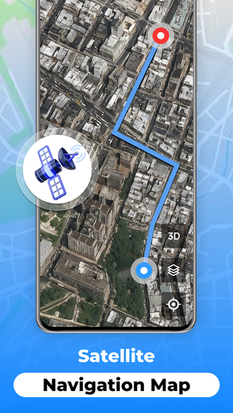 GPS Voice Navigation Live Maps - عکس برنامه موبایلی اندروید