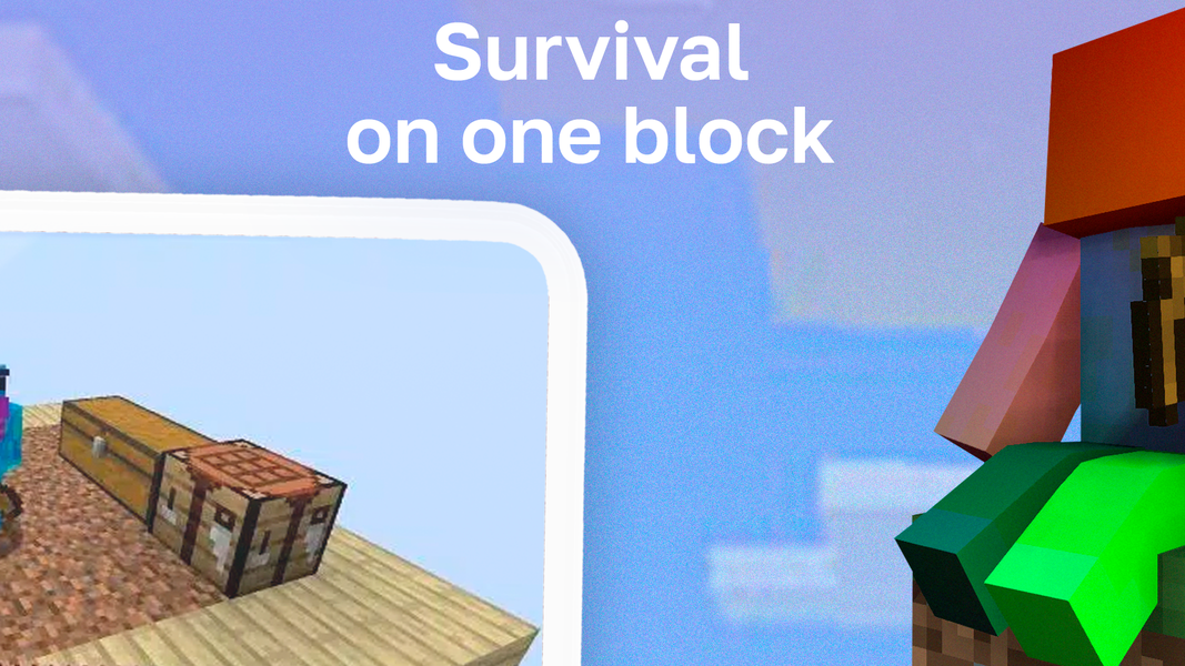 One Block Maps Minecraft 2024 - عکس برنامه موبایلی اندروید