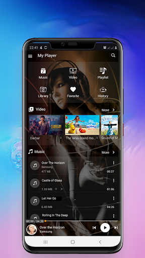 My Player - Audio and Video Player for Android - Image screenshot of android app