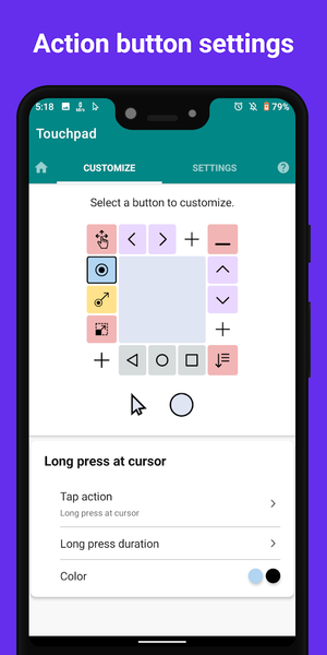 Touchpad for Big Phone & Tab - عکس برنامه موبایلی اندروید