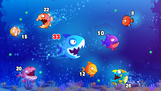 Eat Fish.IO : Fish Battle - Gameplay image of android game