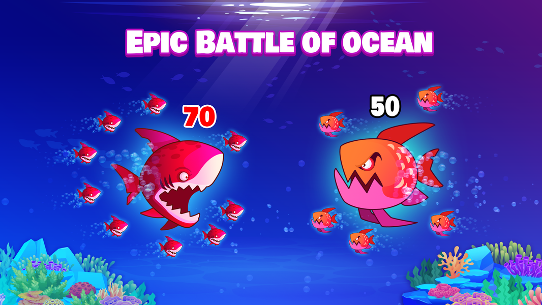 Crowd of Fish.IO - Gameplay image of android game