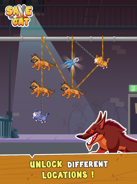Save the Cat - Kitten Escape - Gameplay image of android game