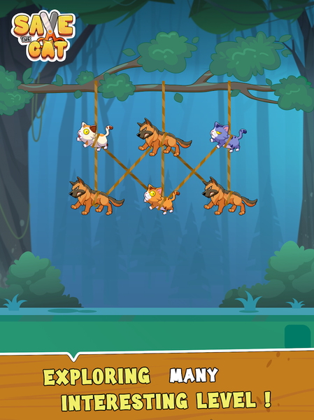 Save the Cat - Kitten Escape - Gameplay image of android game