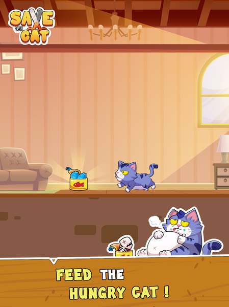 Save the Cat - Kitten Escape - Gameplay image of android game