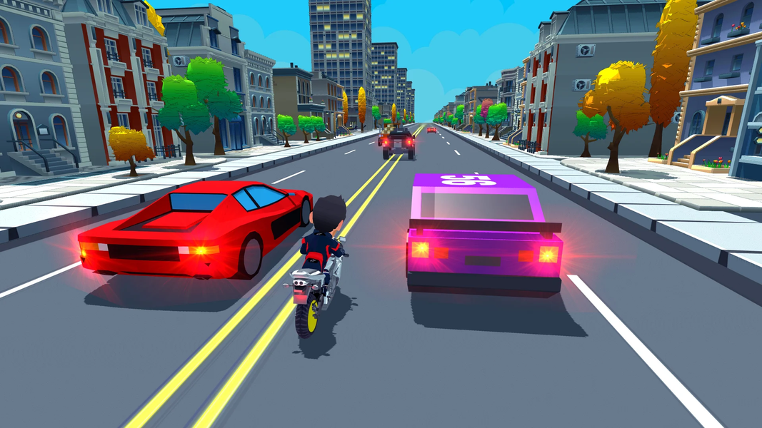 Mr. Moto Racer Endless Bike - Gameplay image of android game