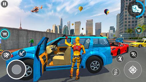 Miami Rope Hero Gangster Games - Gameplay image of android game