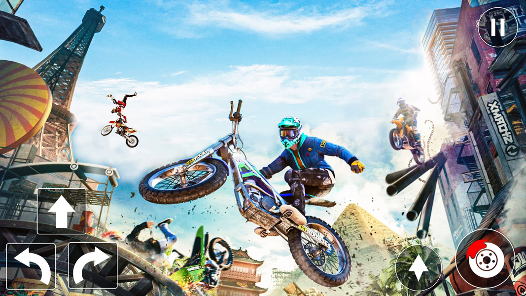 Wheelie Bike Dirt Stunt Games - Image screenshot of android app