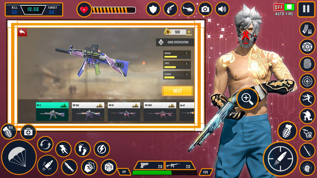 Gun Games : Fire Shooting Game - Gameplay image of android game