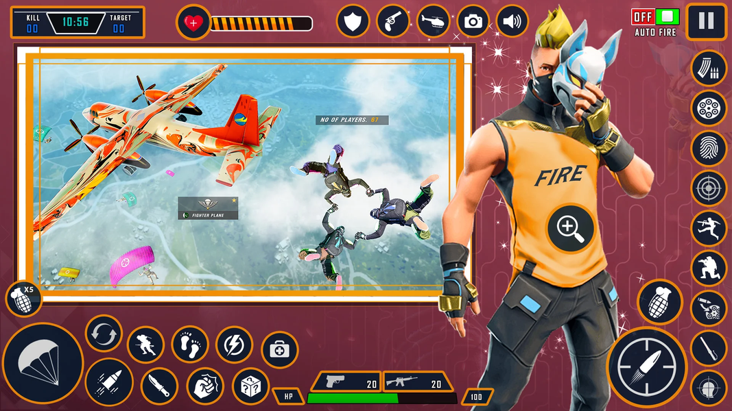 Gun Games : Fire Shooting Game - Gameplay image of android game