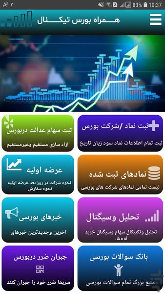 بورس همراه( سیگنال-تحلیل-مشاوره) - عکس برنامه موبایلی اندروید