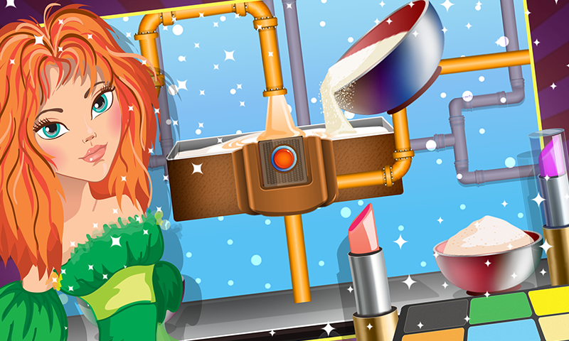 Cosmetics magic kit factory - Gameplay image of android game