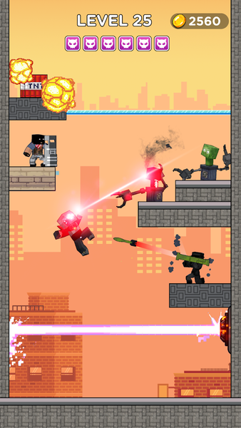 Hero Teleport: Toilet Fight - Gameplay image of android game