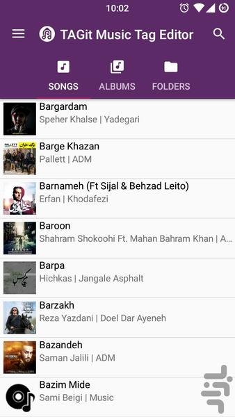 TAGit Music Tag Editor - Image screenshot of android app