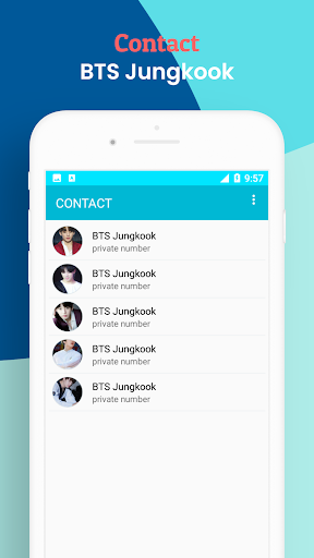 Fake Call with BTS Jungkook - Image screenshot of android app