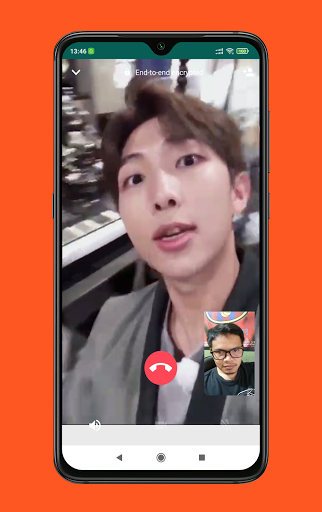 Fake Call with BTS RM - Kim Namjoon - Image screenshot of android app