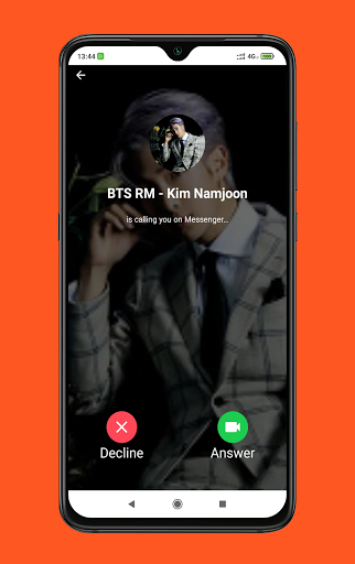 Fake Call with BTS RM - Kim Namjoon - عکس برنامه موبایلی اندروید