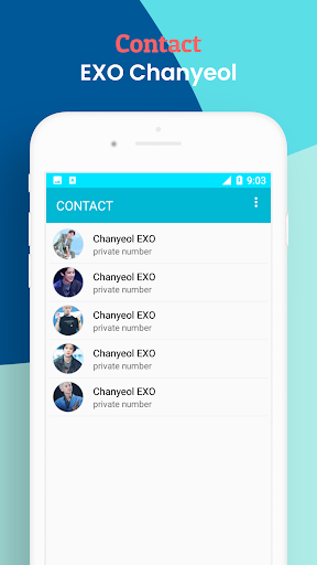 Fake Call with EXO Chanyeol - Image screenshot of android app