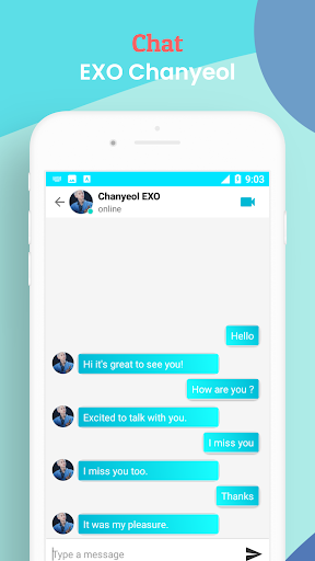 Fake Call with EXO Chanyeol - Image screenshot of android app