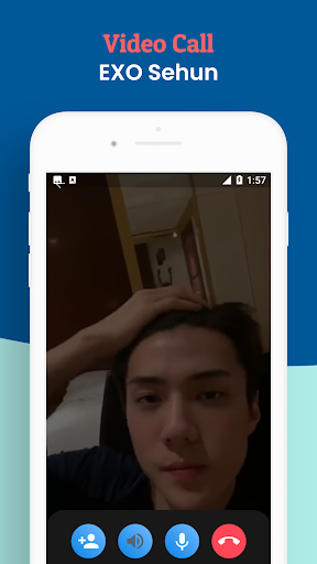 Fake Call with EXO Sehun - Image screenshot of android app