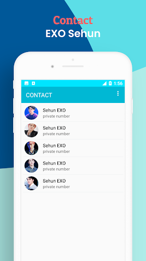 Fake Call with EXO Sehun - Image screenshot of android app