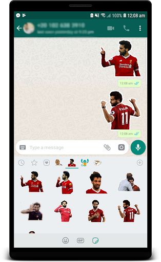 Mo Salah stickers for WhatsApp - عکس برنامه موبایلی اندروید