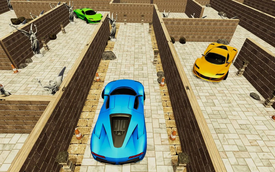 Car Racing In Maze Runner - Gameplay image of android game