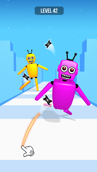 Ninja Shuriken: Throw & Slice - Gameplay image of android game