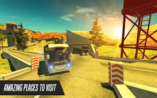 Offroad Bus Simulator 2018 - Gameplay image of android game