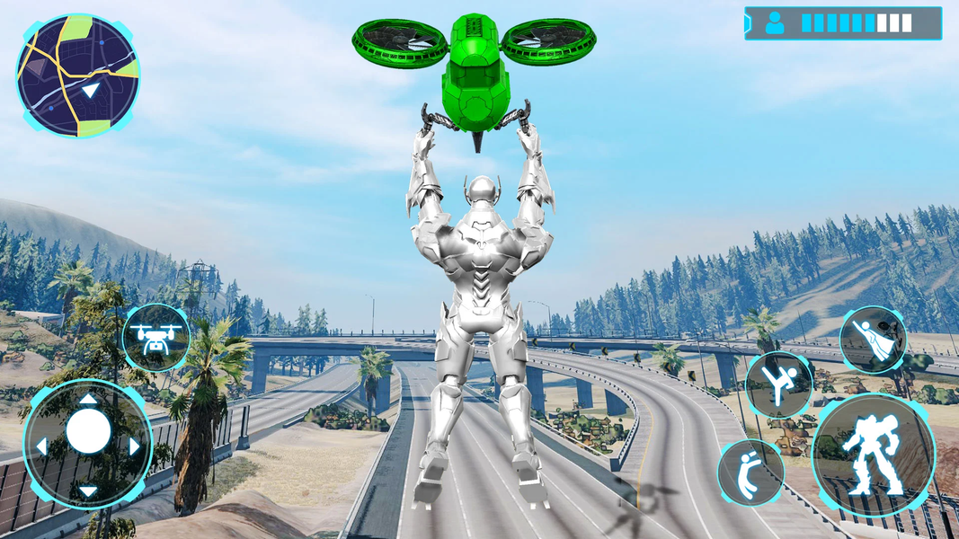 Robot War - Robot Transform 3D - Gameplay image of android game