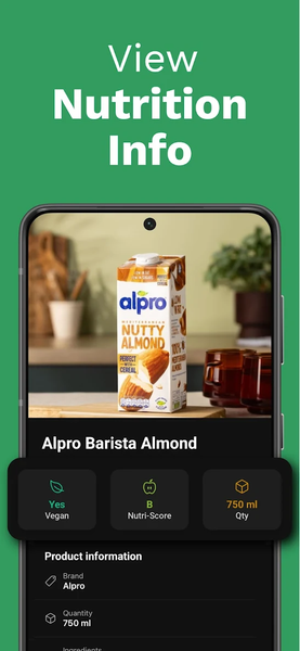 Vegan Scanner - VegVisor - Image screenshot of android app