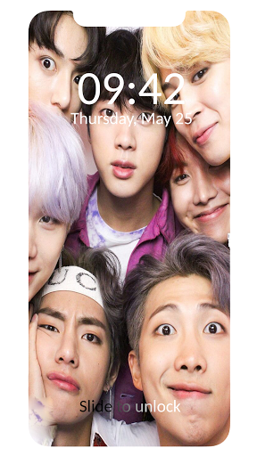 BTS Lock Screen - Image screenshot of android app