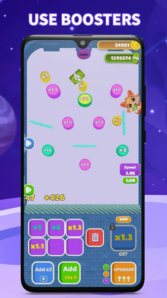 Coin Buster 2048 Merge Clicker - عکس بازی موبایلی اندروید