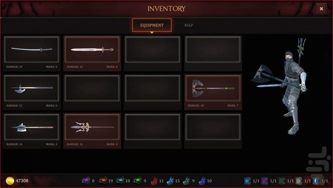 نینجای مبارز - Gameplay image of android game