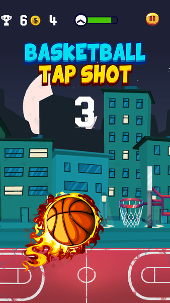 Basketball Tap Shot - Gameplay image of android game