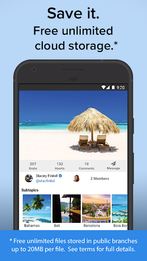 MrOwl: Social Cloud Storage - Image screenshot of android app