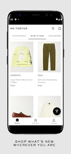 MR PORTER: Shop men’s fashion - عکس برنامه موبایلی اندروید