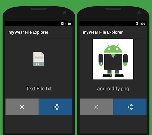 Wear outlet file manager