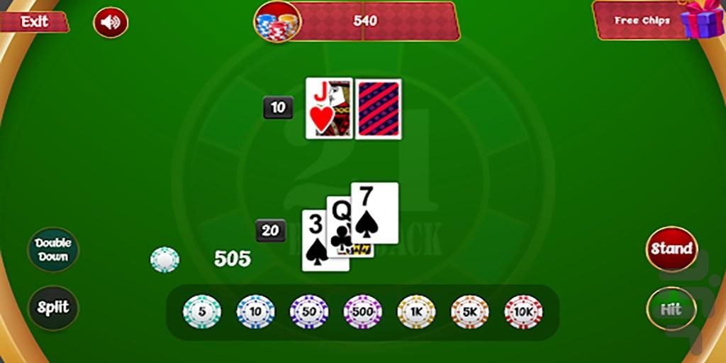 Blackjack - Gameplay image of android game