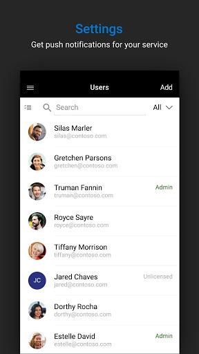 Microsoft 365 Admin - Image screenshot of android app