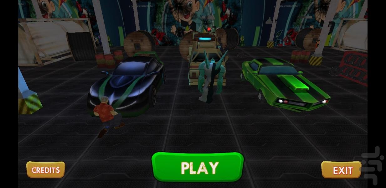 بن تن راننده فرازميني - Gameplay image of android game