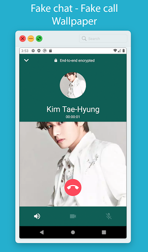 Bts-V Kim Tae-Hyung Real call - عکس برنامه موبایلی اندروید