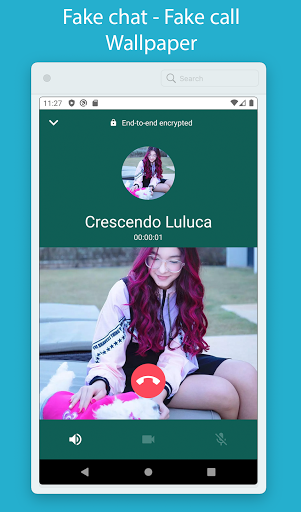 Fake Call Crescendo com Luluca - عکس برنامه موبایلی اندروید