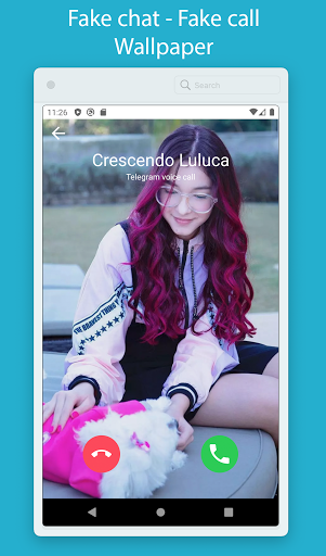 Fake Call Crescendo com Luluca - عکس برنامه موبایلی اندروید