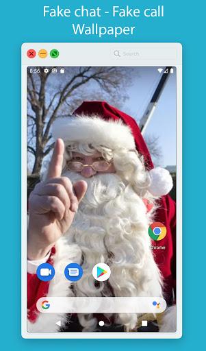 Fake Call Santa Claus - chat - Image screenshot of android app