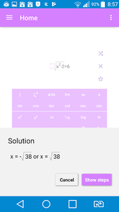 Math Solver - عکس برنامه موبایلی اندروید