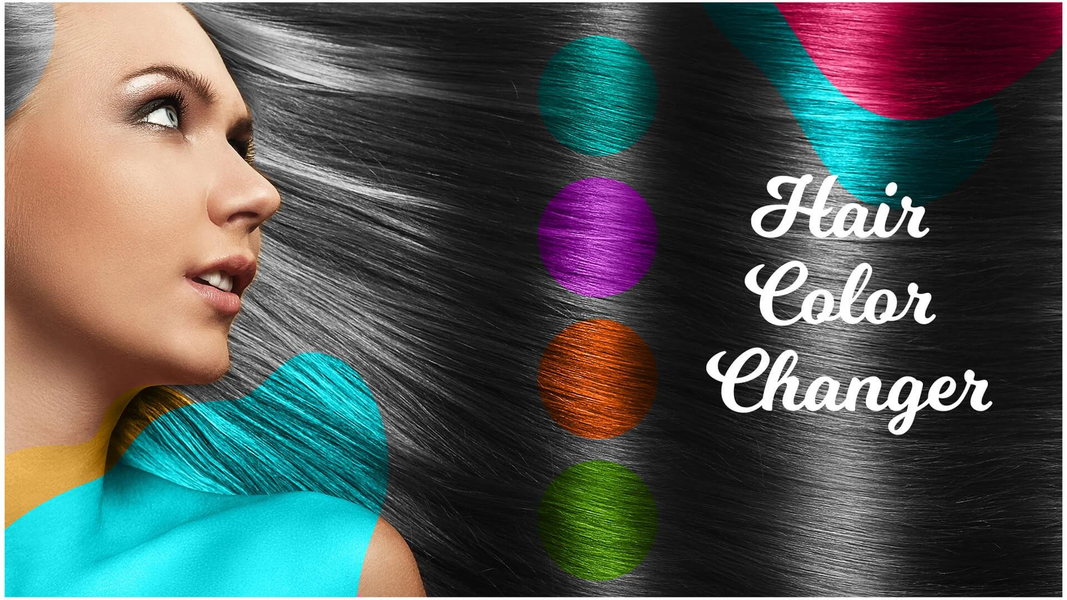 Hair Color Changer Editor - عکس برنامه موبایلی اندروید