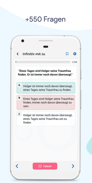 B1 German Test Learning - Image screenshot of android app