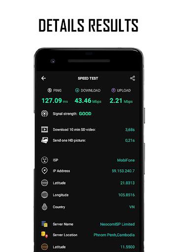 Speed Test Wifi Analyzer 4G 5G - عکس برنامه موبایلی اندروید